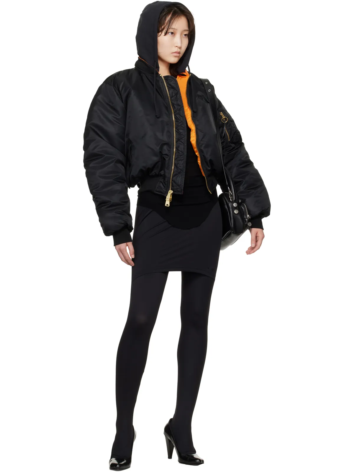 VETEMENTS Alpha Industriesエディション Fitted リバーシブル ボンバージャケット - 画像4