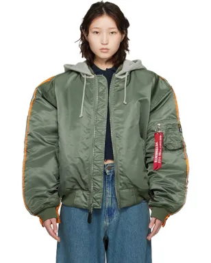 VETEMENTS Alpha Industriesエディション Attached Hood ボンバージャケット - サムネイル1
