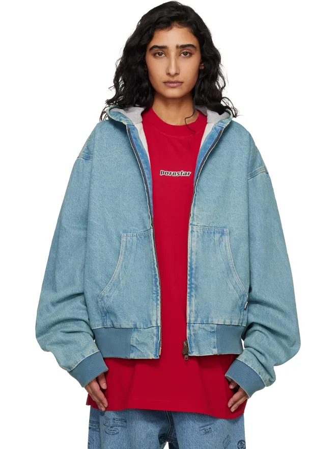 VETEMENTS VETEMENTS Hooded Workwear デニムジャケットの商品画像