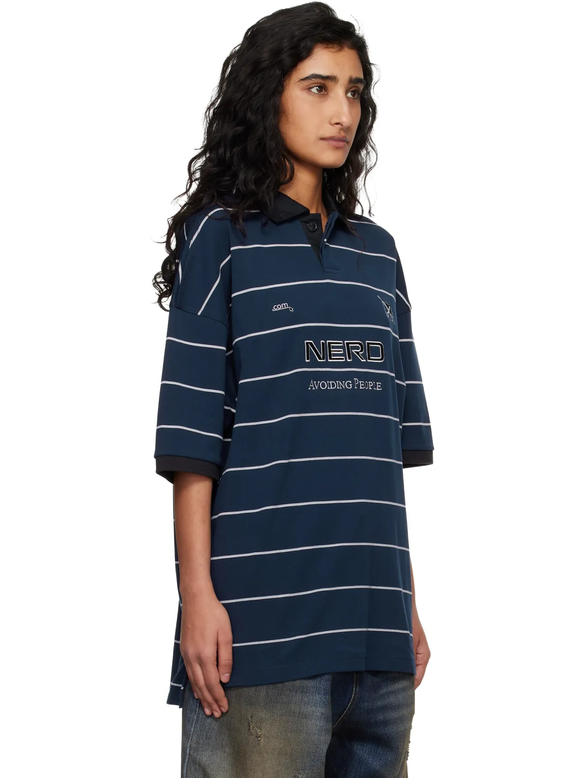 VETEMENTS 'Nerd' Football ポロシャツ - 画像2