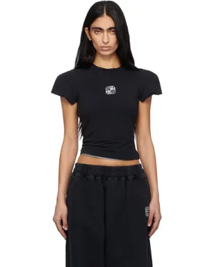 VETEMENTS Biker Cross Logo Front Sleeve Tシャツ - サムネイル1