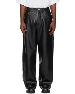 VETEMENTS Hip-Hop レザーパンツ - サムネイル1