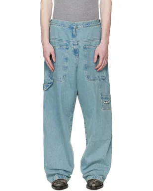 VETEMENTS Back-To-Front Hip-Hop ジーンズ - サムネイル1
