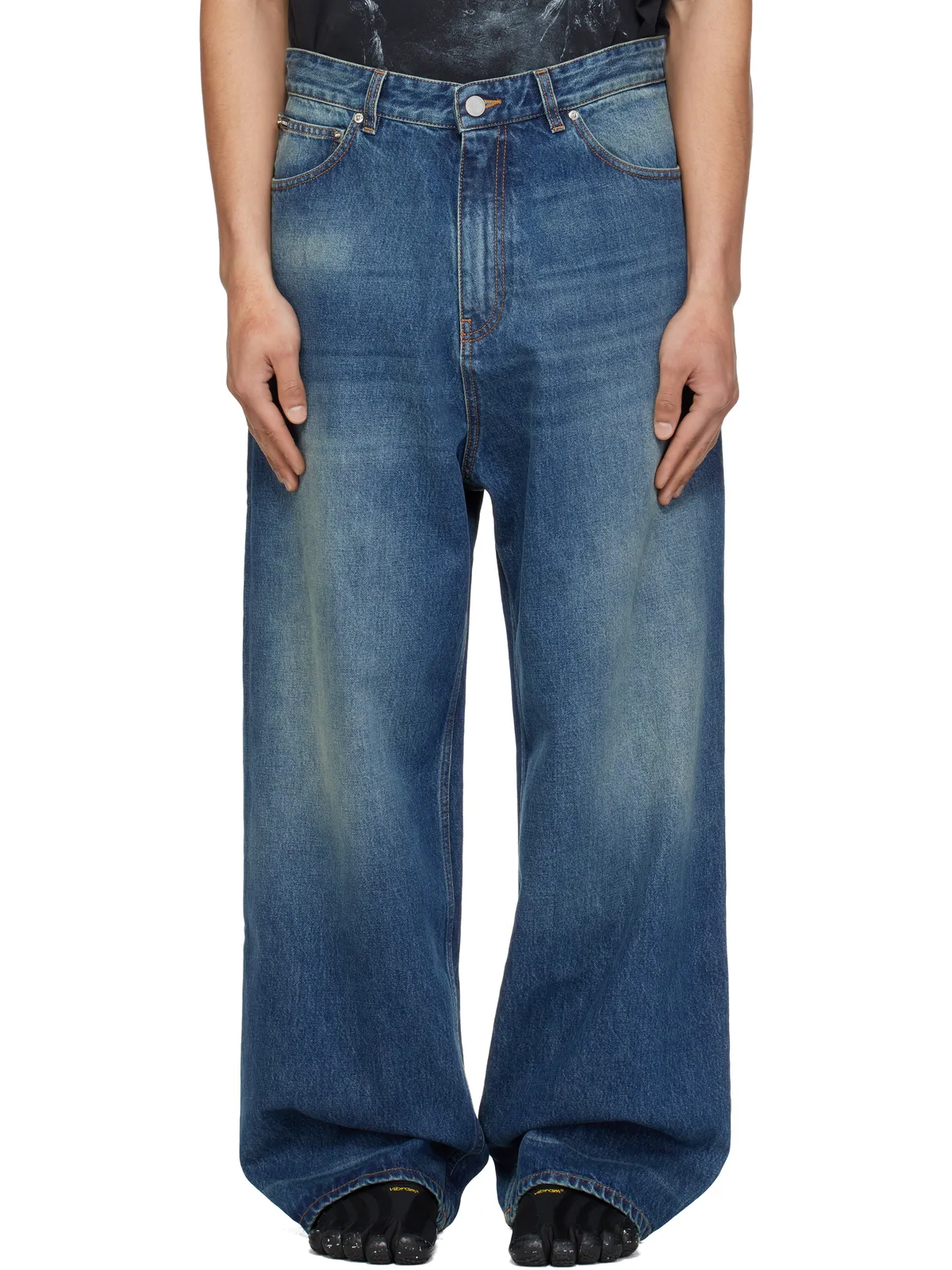 VETEMENTS ウォッシュ バギージーンズ - 画像1