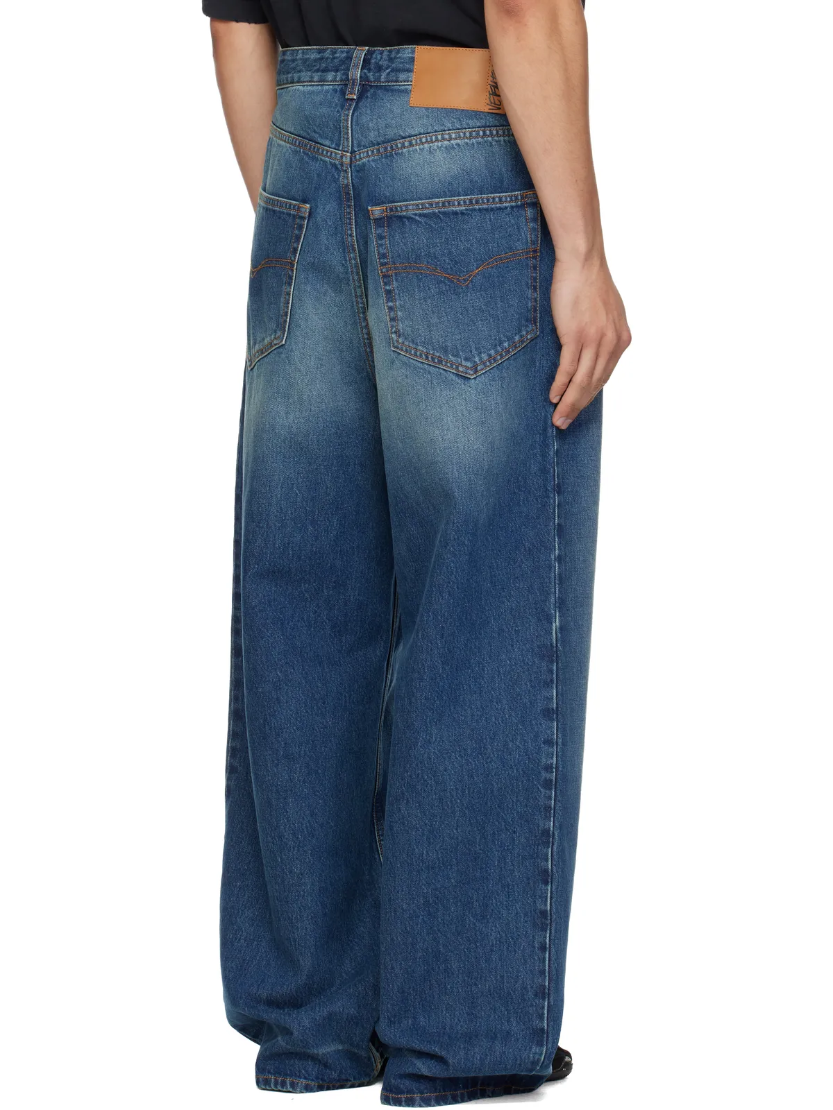 VETEMENTS ウォッシュ バギージーンズ - 画像3