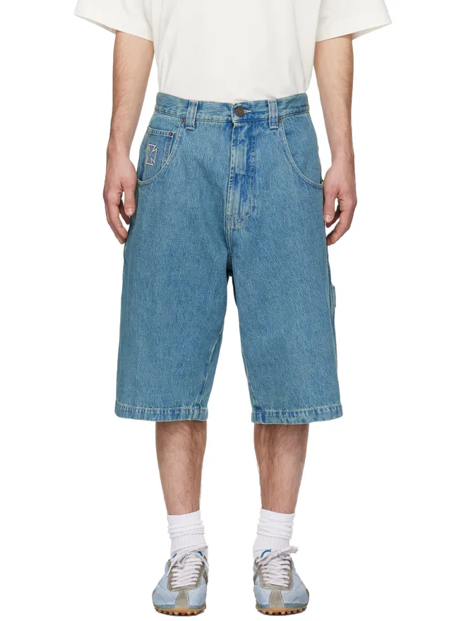 VETEMENTS VETEMENTS Biker Cross Hip-Hop デニムショートパンツの商品画像