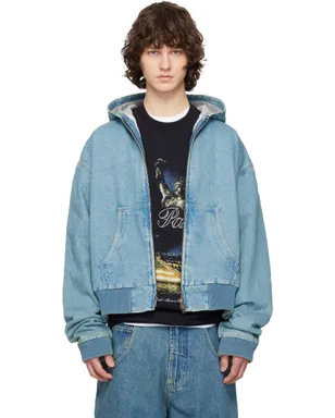 VETEMENTS Hooded Workwear デニムジャケット - サムネイル1