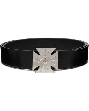 VETEMENTS Metal Biker Cross ロゴ ベルト - サムネイル1