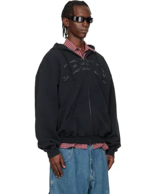 VETEMENTS 'Jesus Christ' ジップアップフーディ - サムネイル2