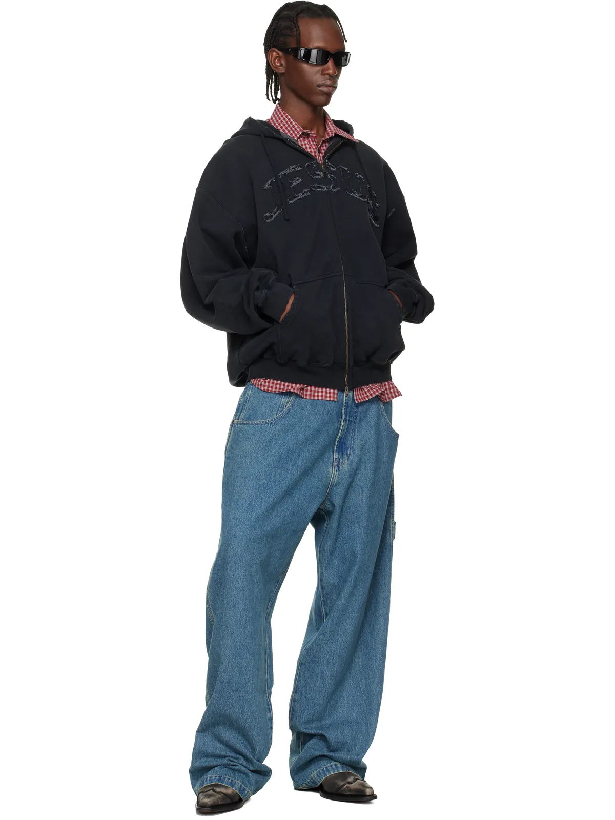VETEMENTS 'Jesus Christ' ジップアップフーディ - 画像4