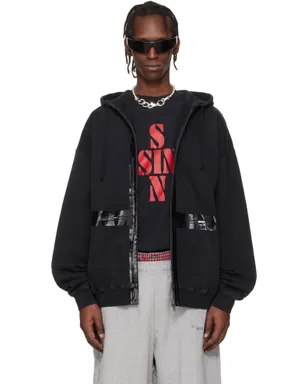 VETEMENTS Taped ジップアップフーディ - サムネイル1