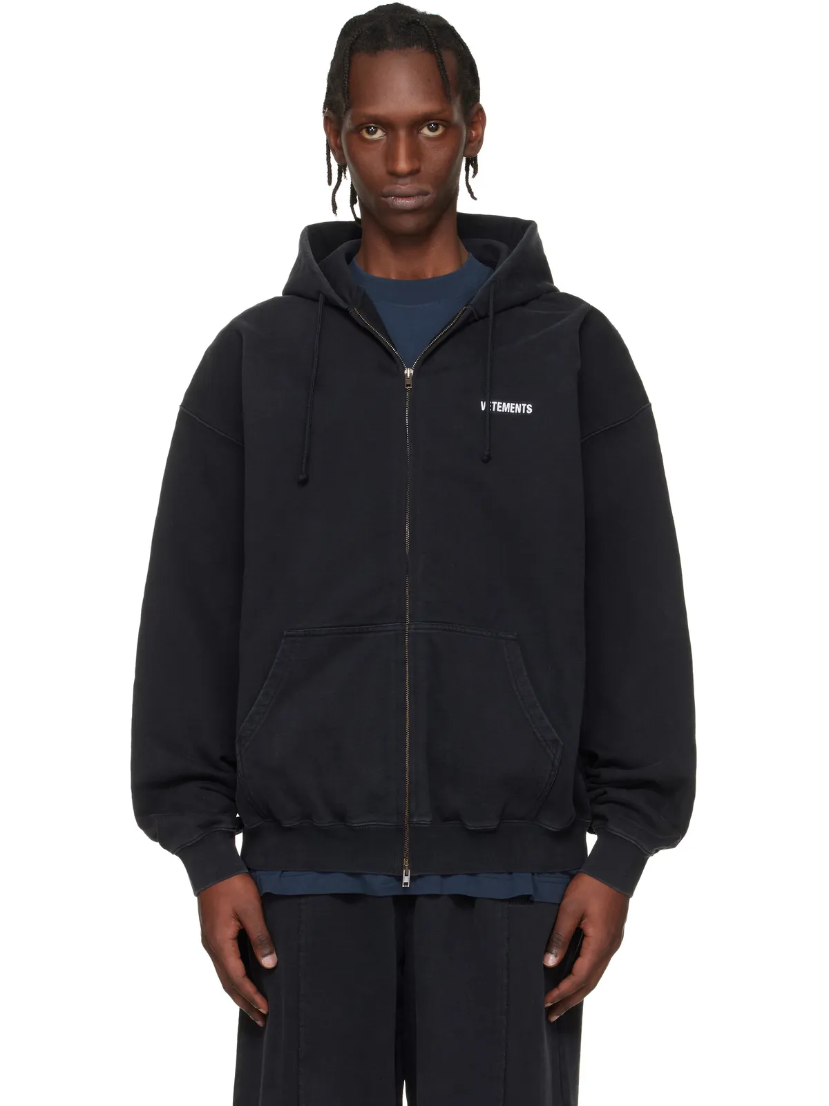 VETEMENTS Iconic Logo ジップアップフーディ - 画像1