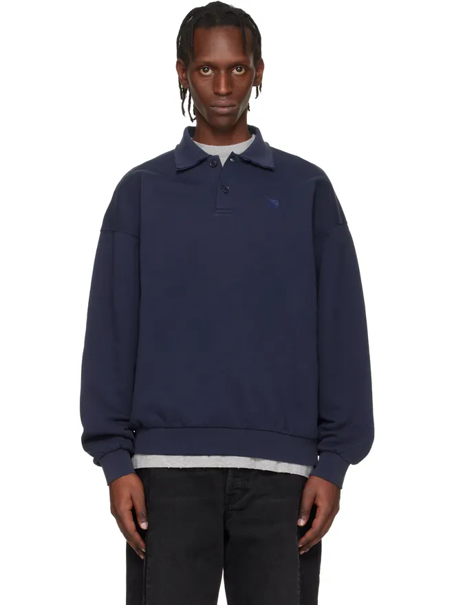 VETEMENTS VETEMENTS ディストレス ロゴ ポロシャツの商品画像