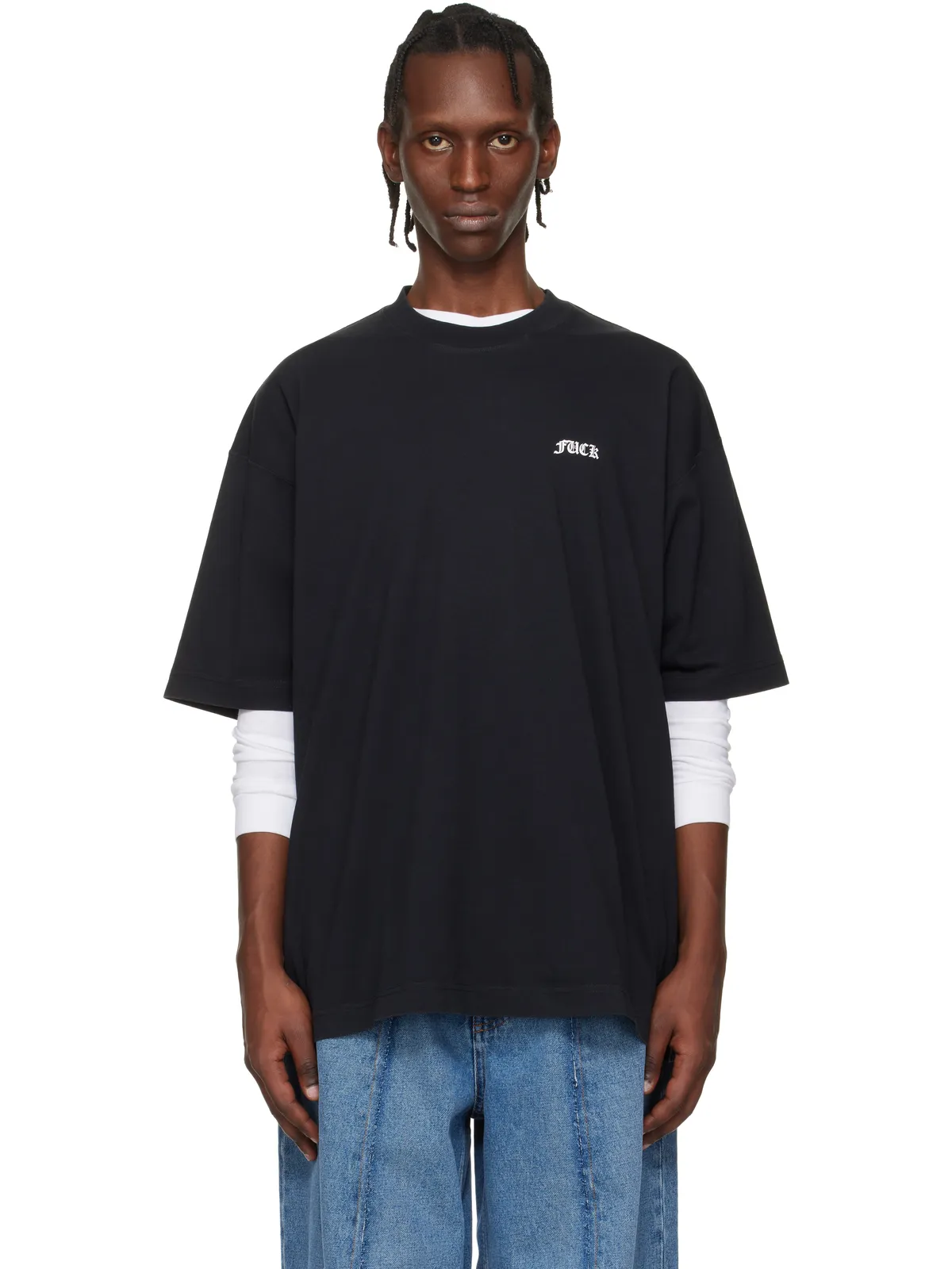 VETEMENTS 'FU' Tシャツ - 画像1