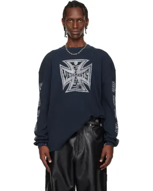 VETEMENTS Biker Cross Waffle 長袖Tシャツ - サムネイル1