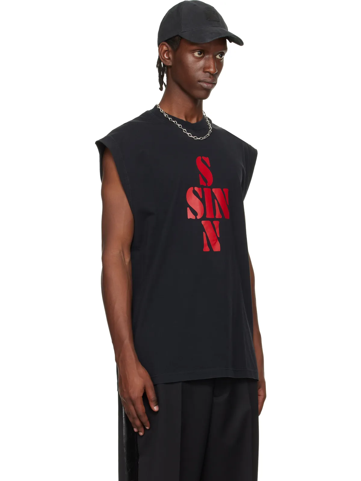 VETEMENTS 'SIN' ノースリーブ トップス - 画像2