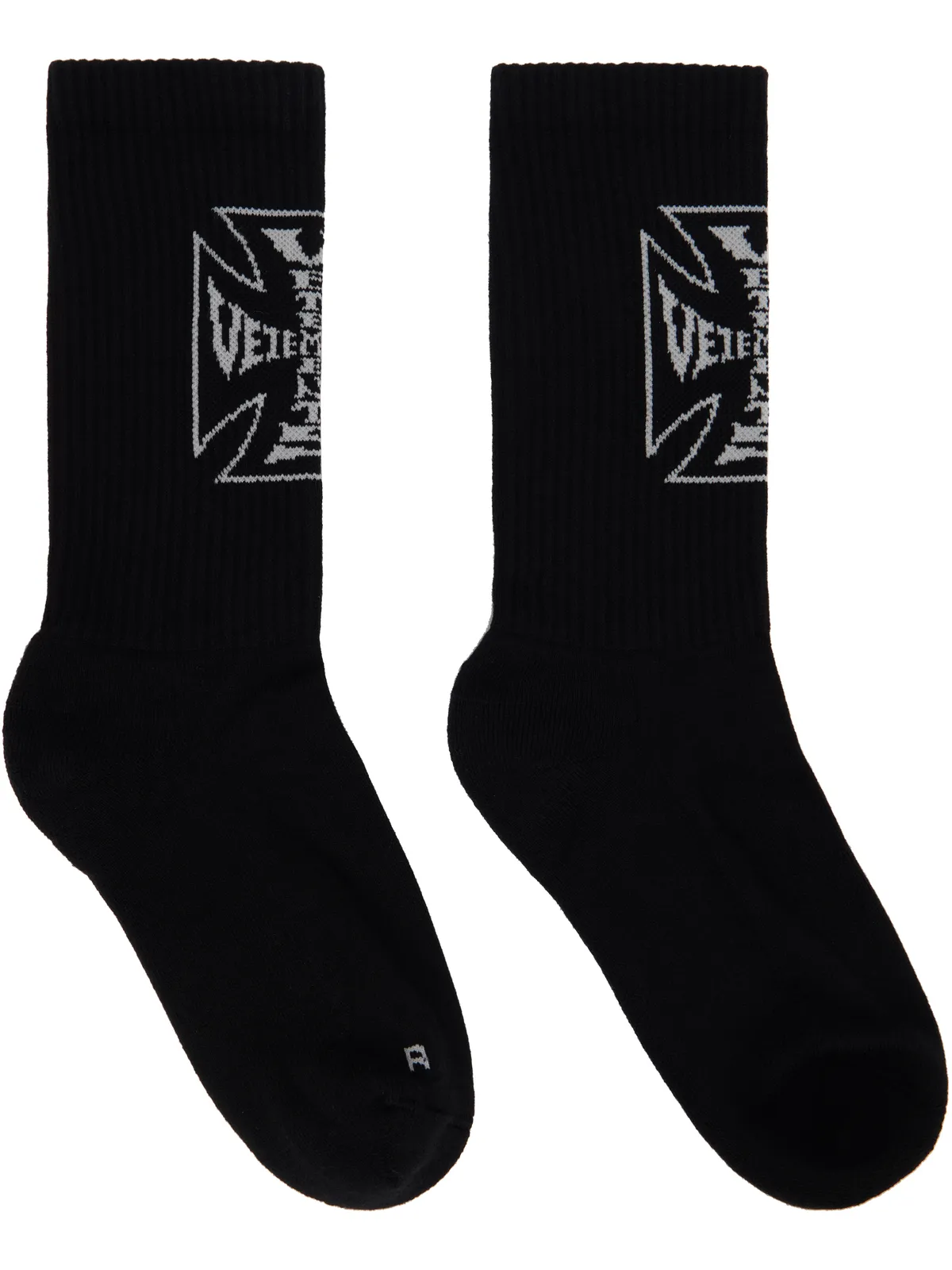 VETEMENTS Biker Cross Logo ソックス - 画像1