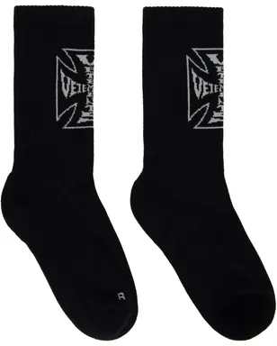 VETEMENTS Biker Cross Logo ソックス - サムネイル1
