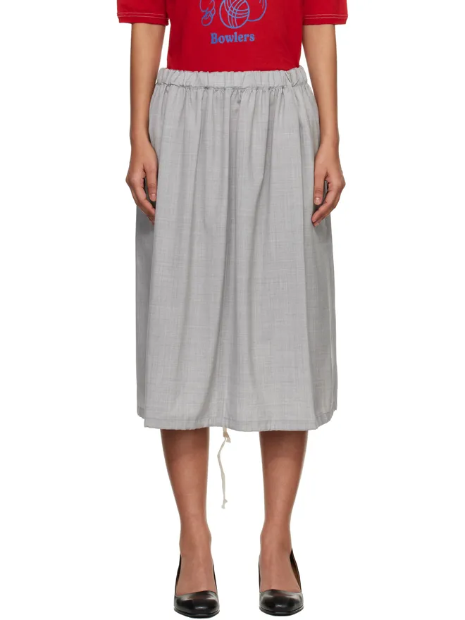 Comme des Garçons Girl Comme des Garçons Girl Tropical Colour Stripe ウール ミディアムスカートの商品画像