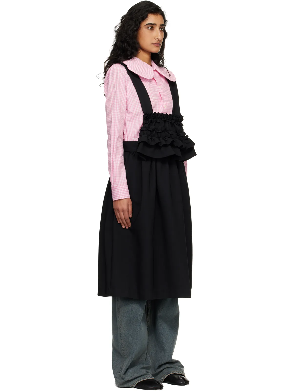 Comme des Garçons Girl ギャバジン ミディアムスカート - 画像2