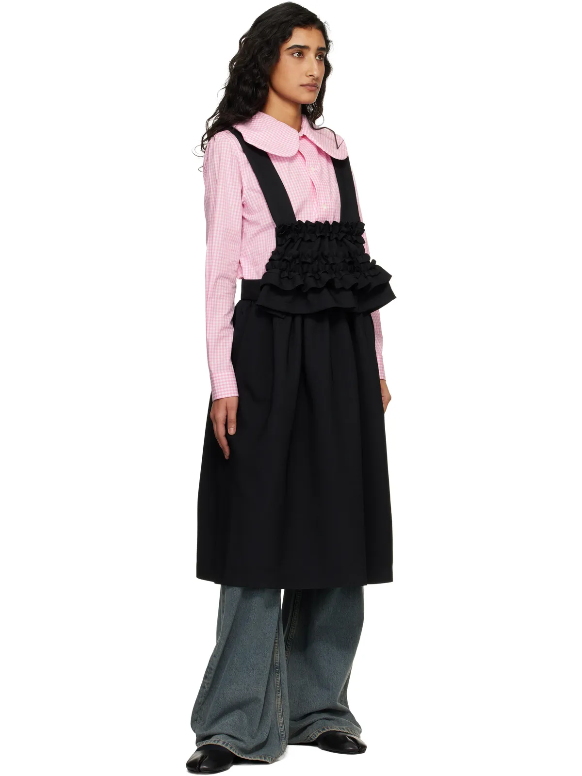 Comme des Garçons Girl ギャバジン ミディアムスカート - 画像4