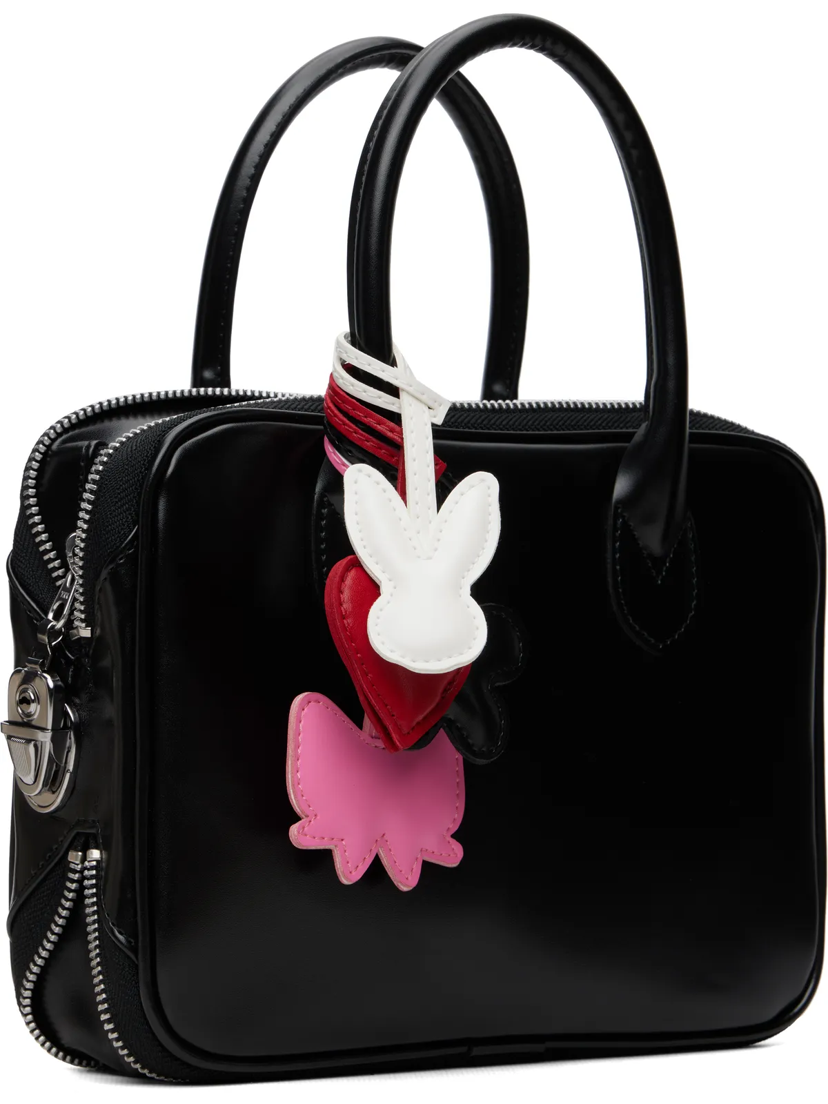 Comme des Garçons Girl Keychain フェイクレザー バッグ - 画像2
