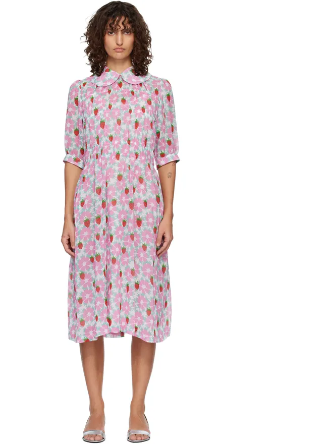 Comme des Garçons Girl Comme des Garçons Girl Polyester Georgette Brett Westfall Pattern ワンピースの商品画像