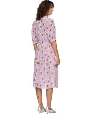 Comme des Garçons Girl Polyester Georgette Brett Westfall Pattern ワンピース - サムネイル3