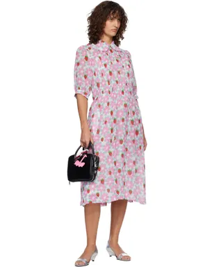Comme des Garçons Girl Polyester Georgette Brett Westfall Pattern ワンピース - サムネイル4