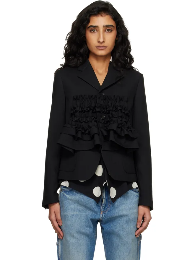 Comme des Garçons Girl Comme des Garçons Girl ギャバジン テーラードジャケットの商品画像