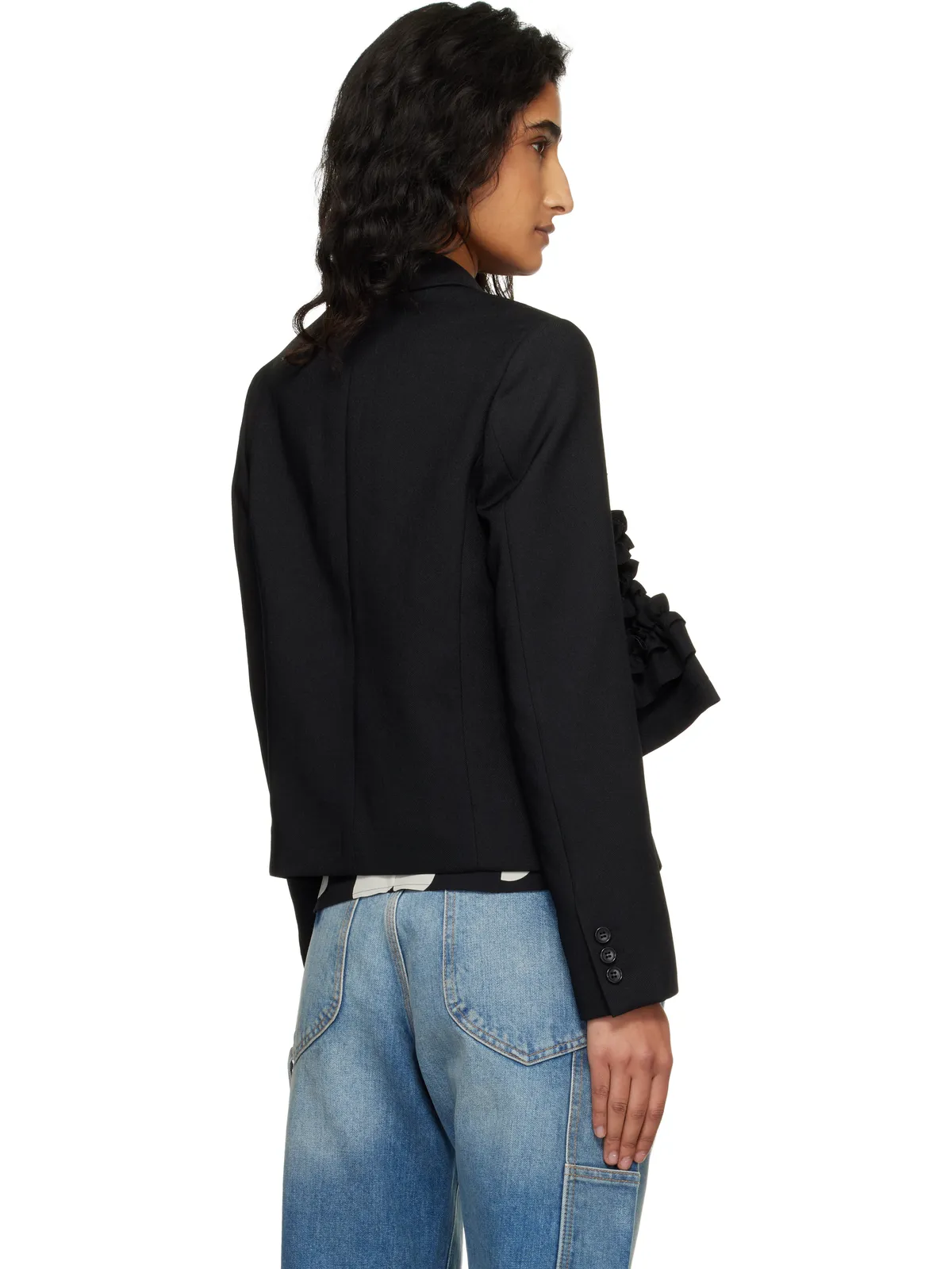 Comme des Garçons Girl ギャバジン テーラードジャケット - 画像3