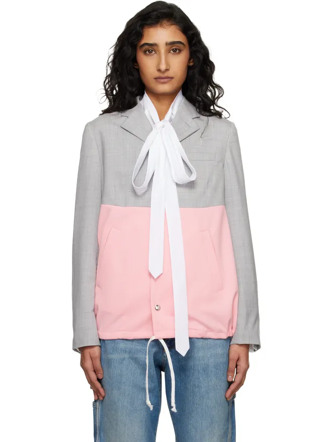 Comme des Garçons Girl Comme des Garçons Girl パネル テーラードジャケットの商品画像