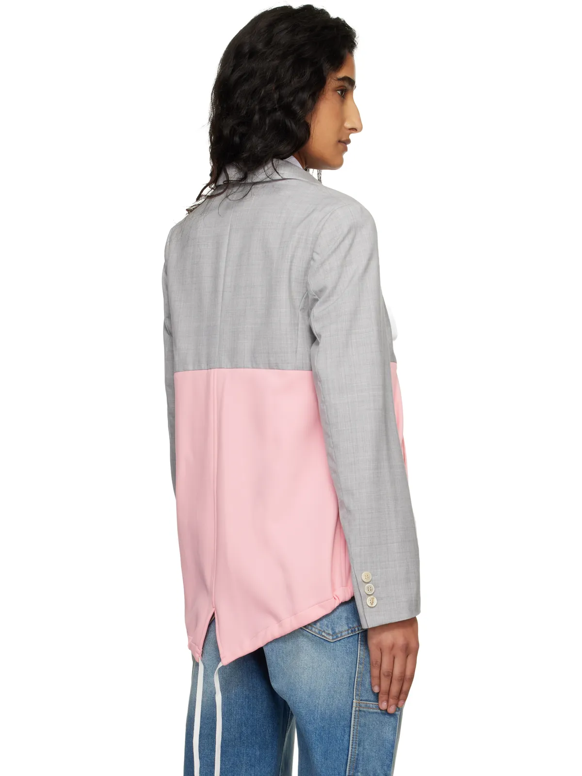 Comme des Garçons Girl パネル テーラードジャケット - 画像3