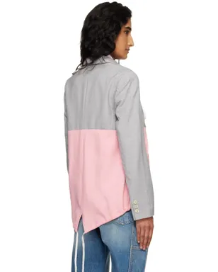 Comme des Garçons Girl パネル テーラードジャケット - サムネイル3