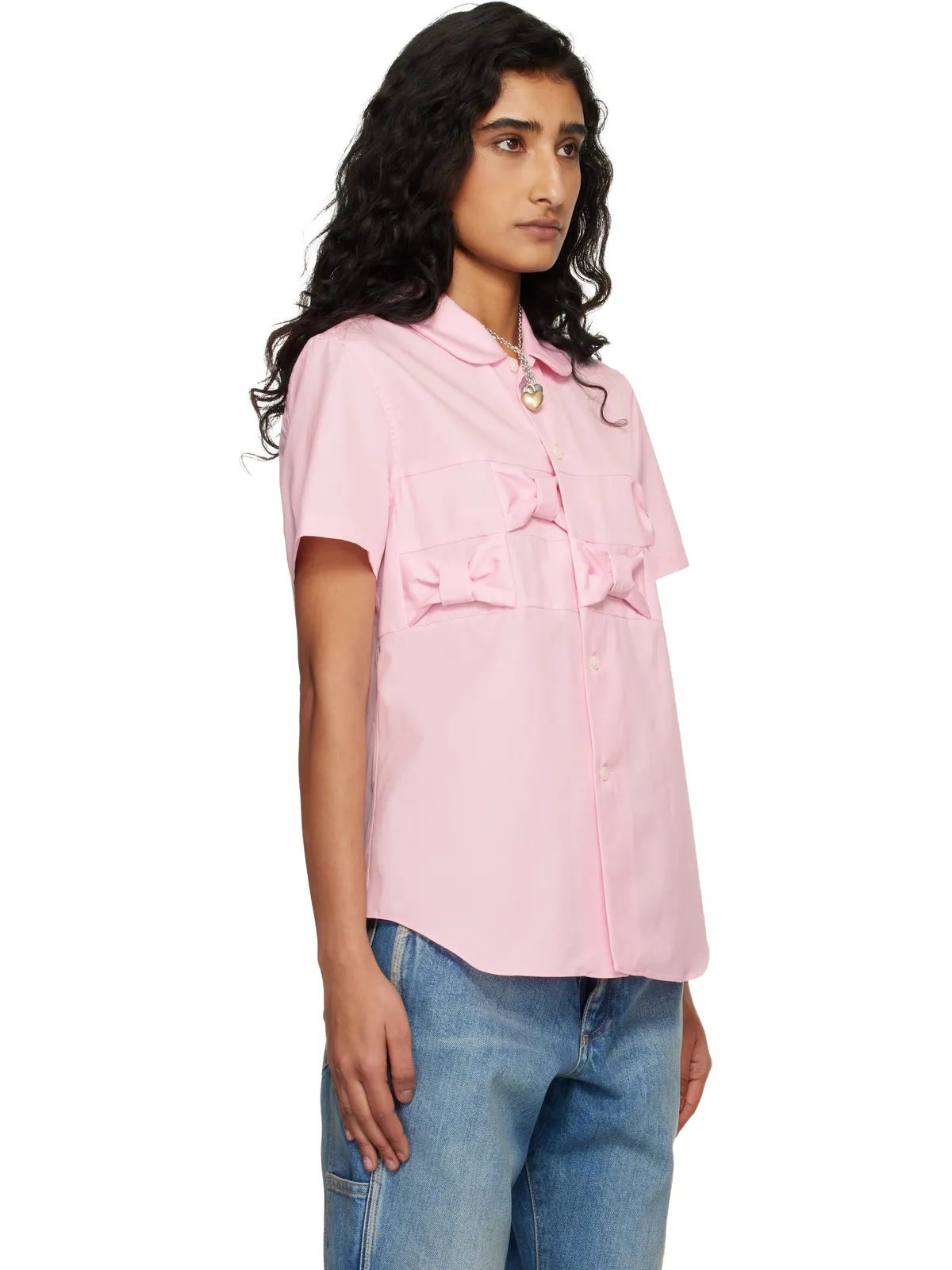 Comme des Garçons Girl コットン ブロード シャツ - 画像2