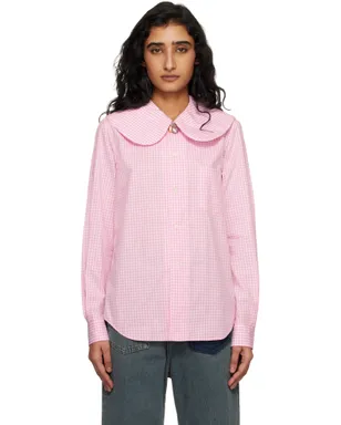 Comme des Garçons Girl コットン ポプリン ギンガムチェック シャツ - サムネイル1
