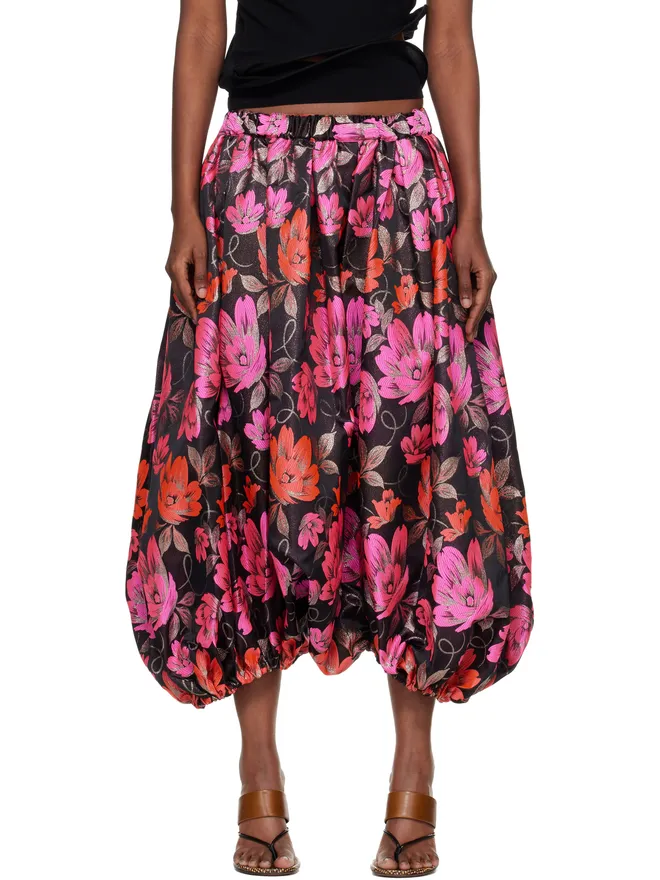 Comme des Garçons Comme des Garçons Comme des Garçons Comme des Garçons Jacquard Floral Pattern トラウザーズの商品画像