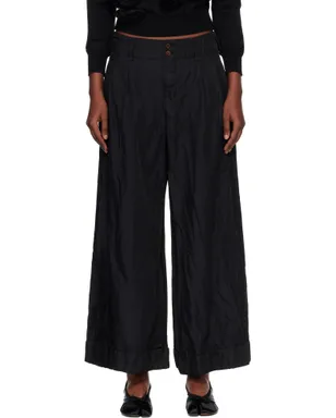 Comme des Garçons Comme des Garçons ツイル ガーメントダイ トラウザーズ - サムネイル1