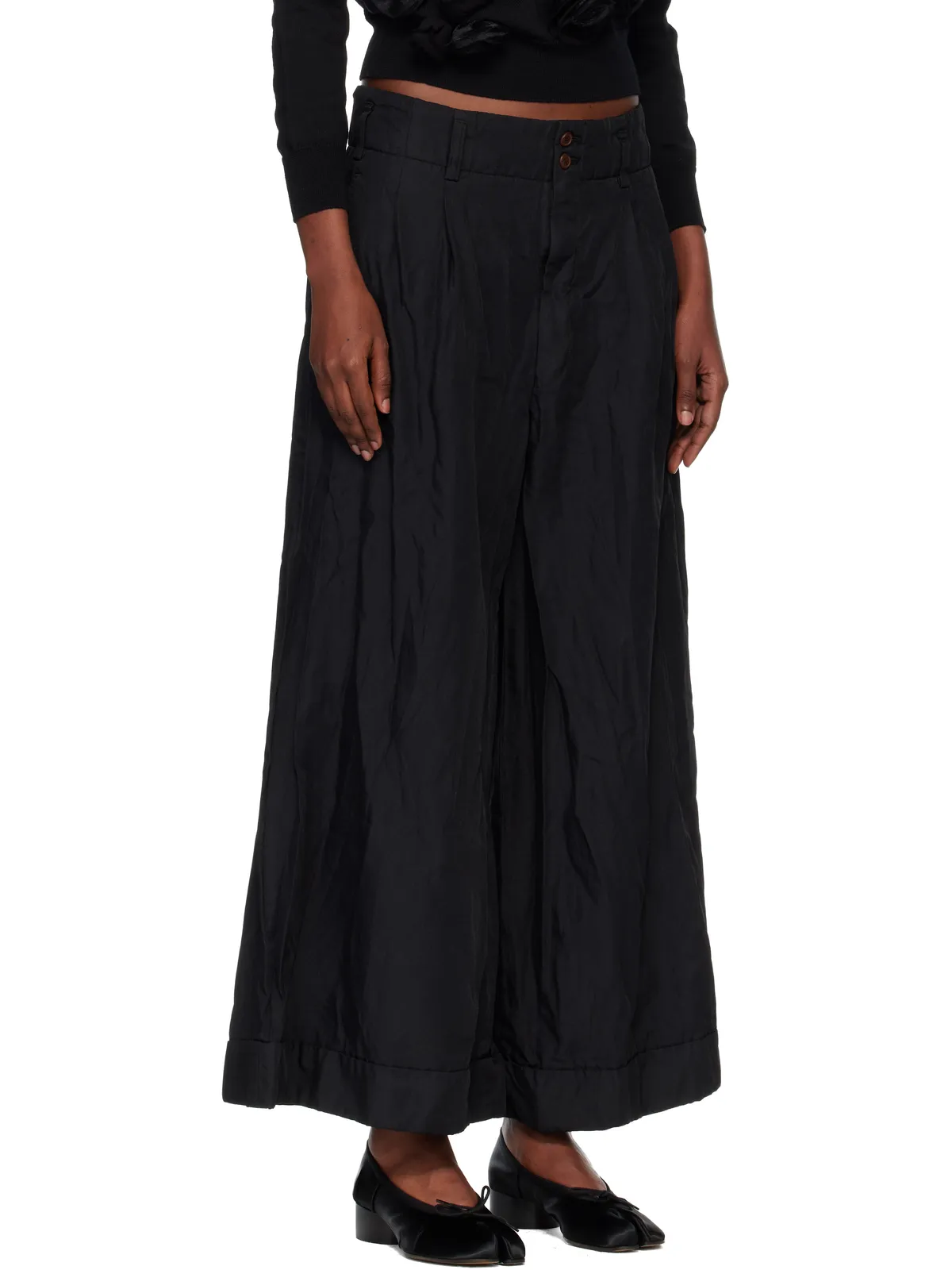 Comme des Garçons Comme des Garçons ツイル ガーメントダイ トラウザーズ - 画像2