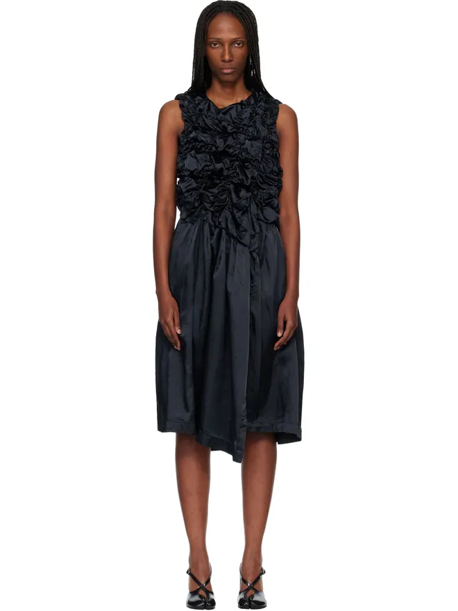 Comme des Garçons Comme des Garçons Comme des Garçons Comme des Garçons Satin Thin Garment Dyed ミディアムドレスの商品画像