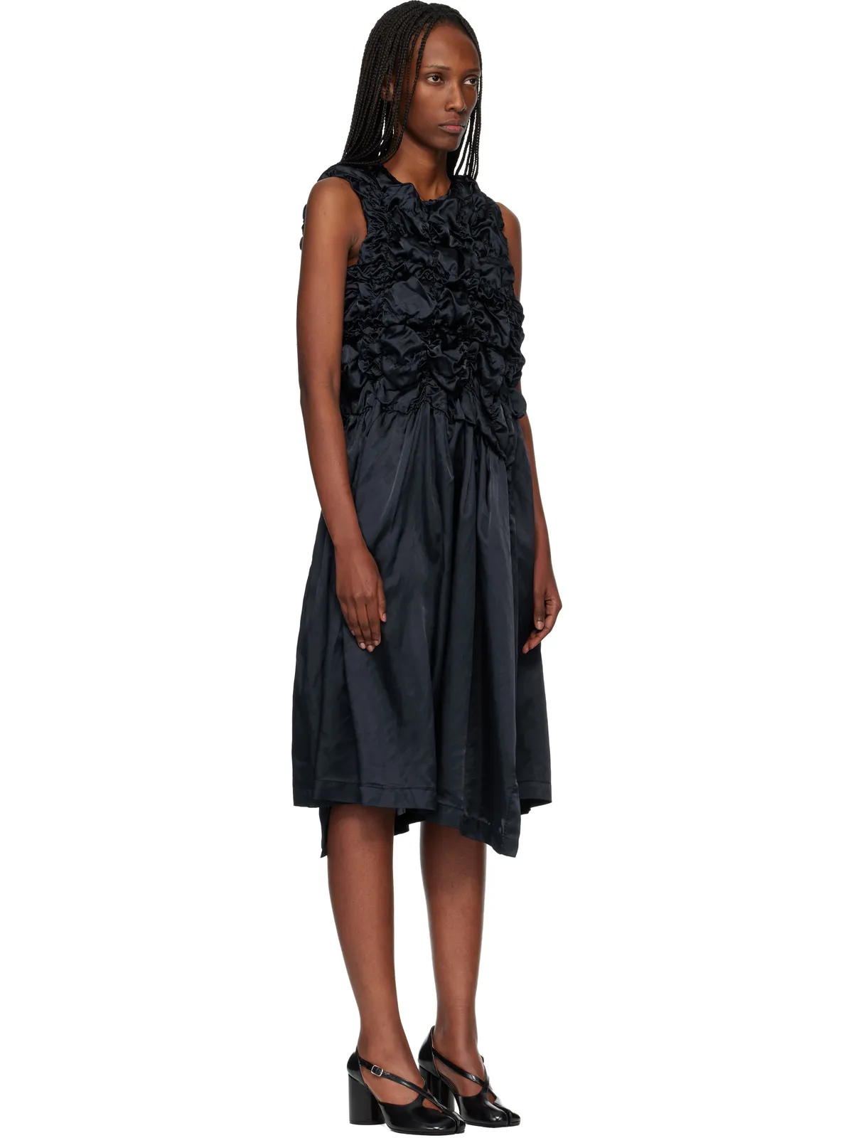 Comme des Garçons Comme des Garçons Satin Thin Garment Dyed ミディアムドレス - 画像2