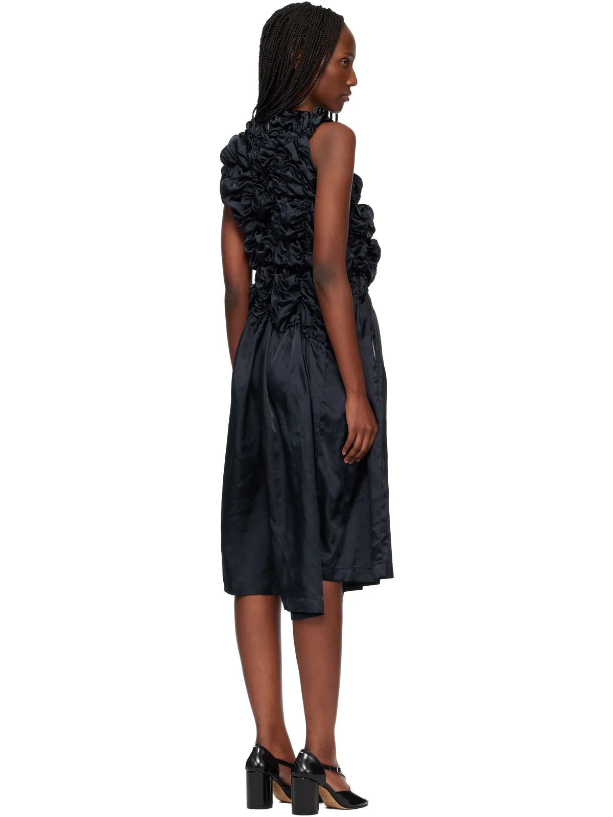 Comme des Garçons Comme des Garçons Satin Thin Garment Dyed ミディアムドレス - 画像3