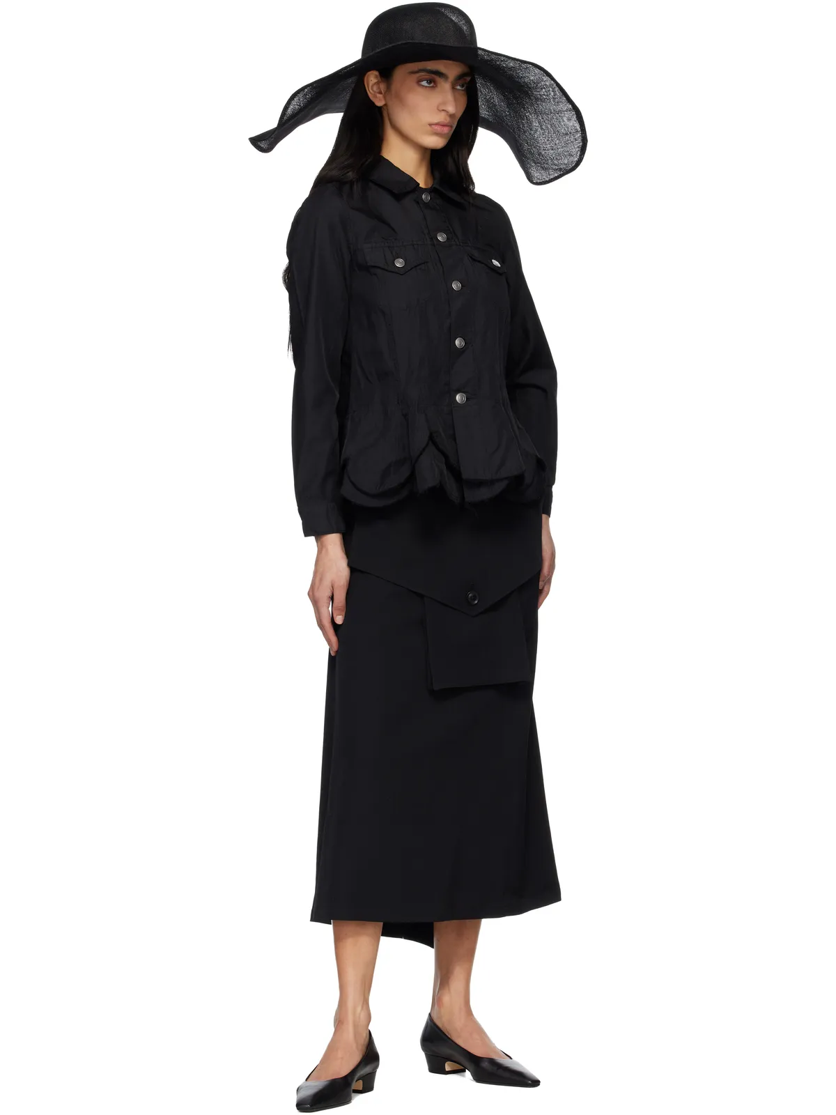 Comme des Garçons Comme des Garçons ポリエステルツイル ガーメントダイ ジャケット - 画像4