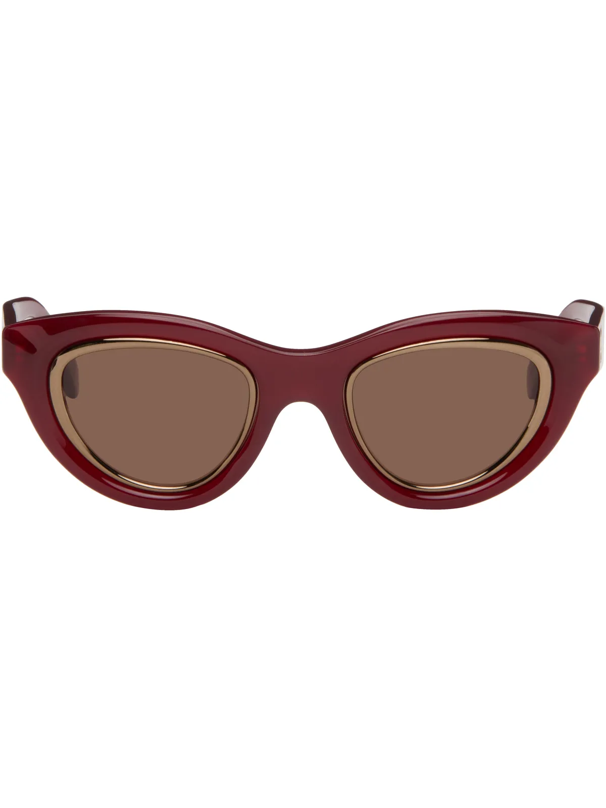 LOEWE Mini Anagram キャットアイサングラス - 画像1