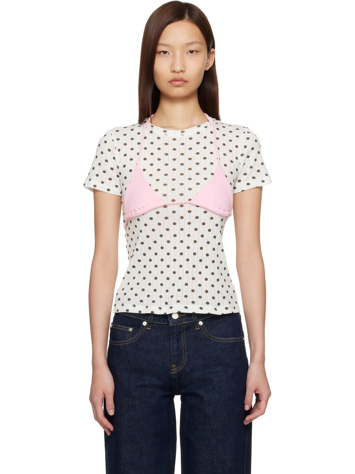 Sandy Liang Effie Tシャツ - 画像1