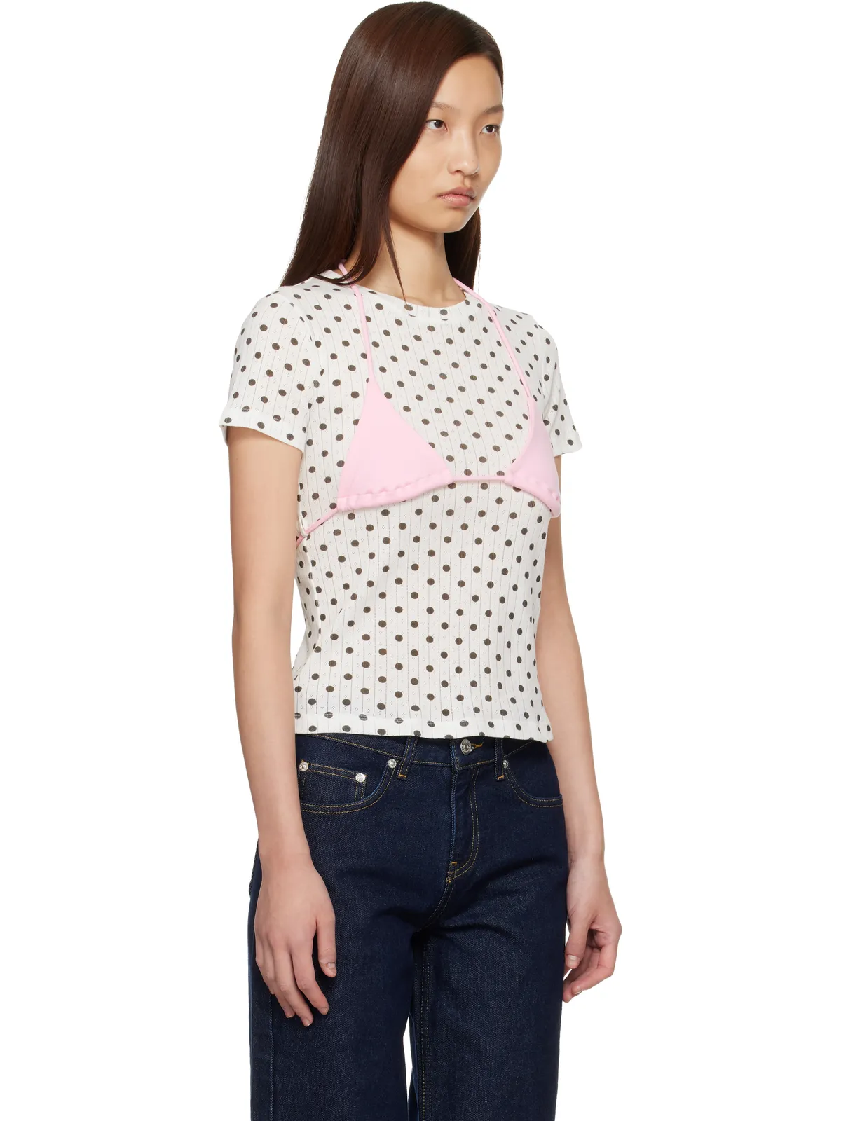 Sandy Liang Effie Tシャツ - 画像2