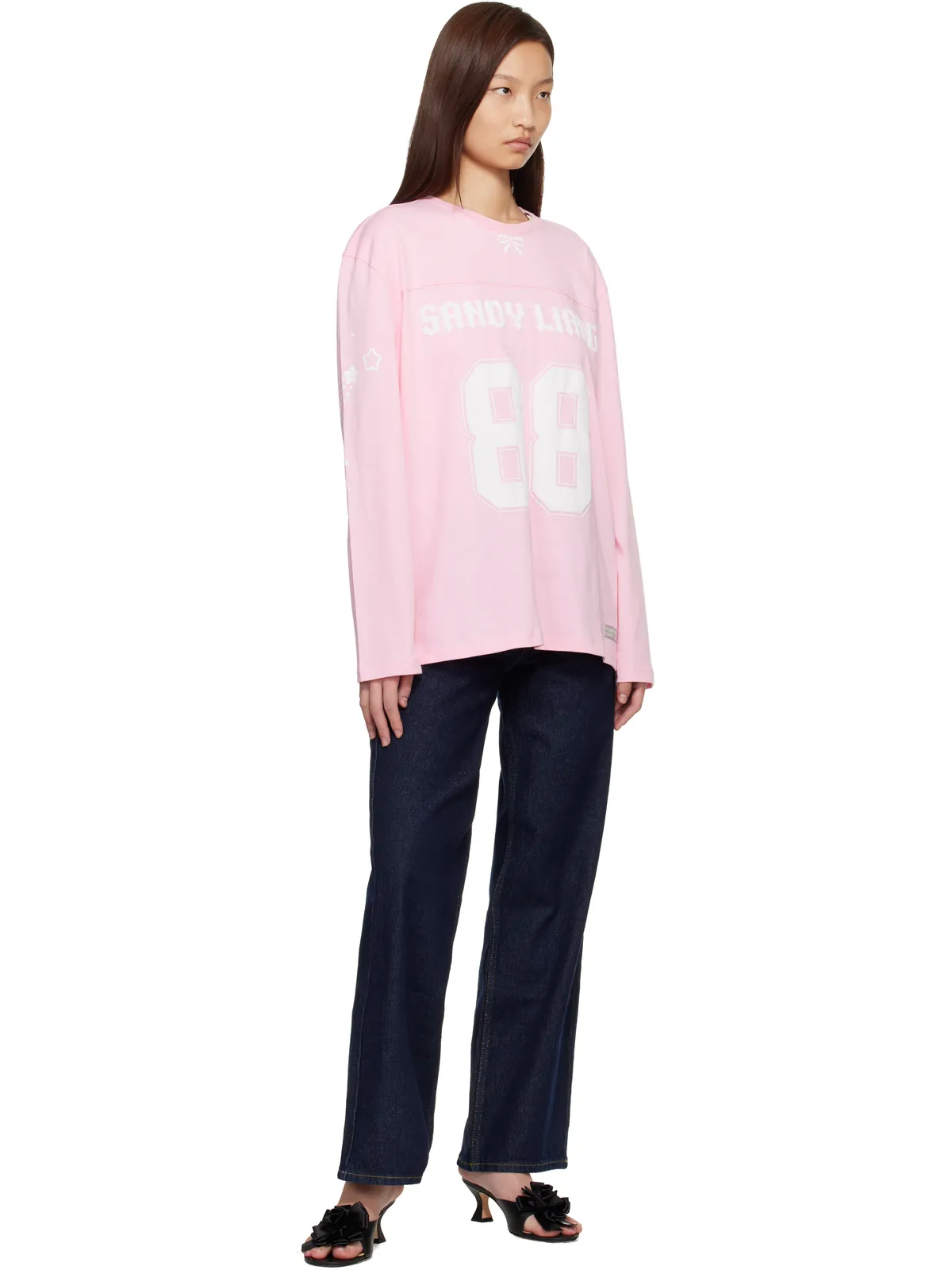 Sandy Liang Princeton 長袖Tシャツ - 画像4