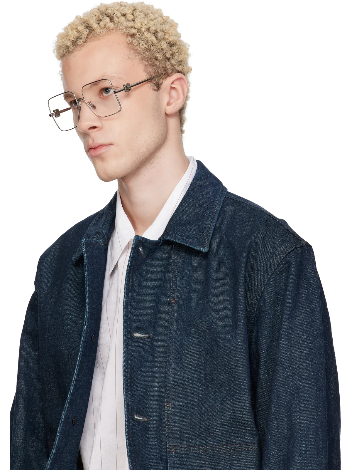 LOEWE スクエアメガネ - 画像4
