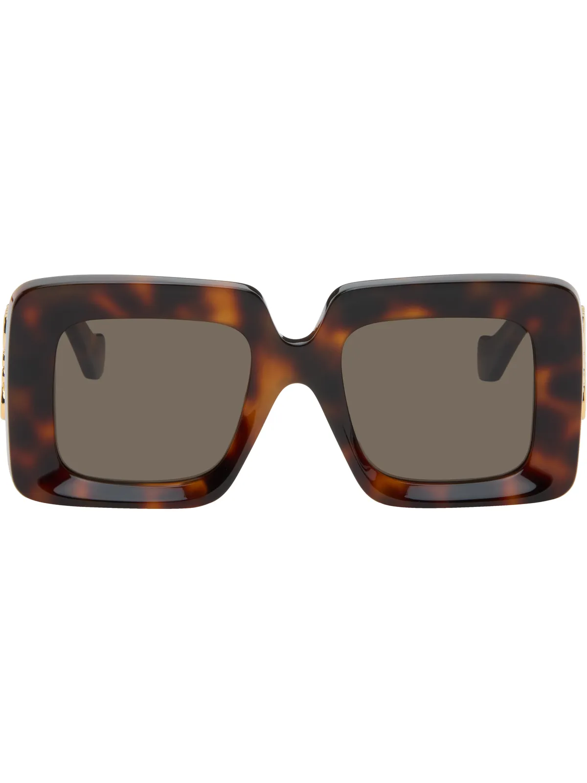 LOEWE Beveled Maxi アナグラム スクエアサングラス - 画像1