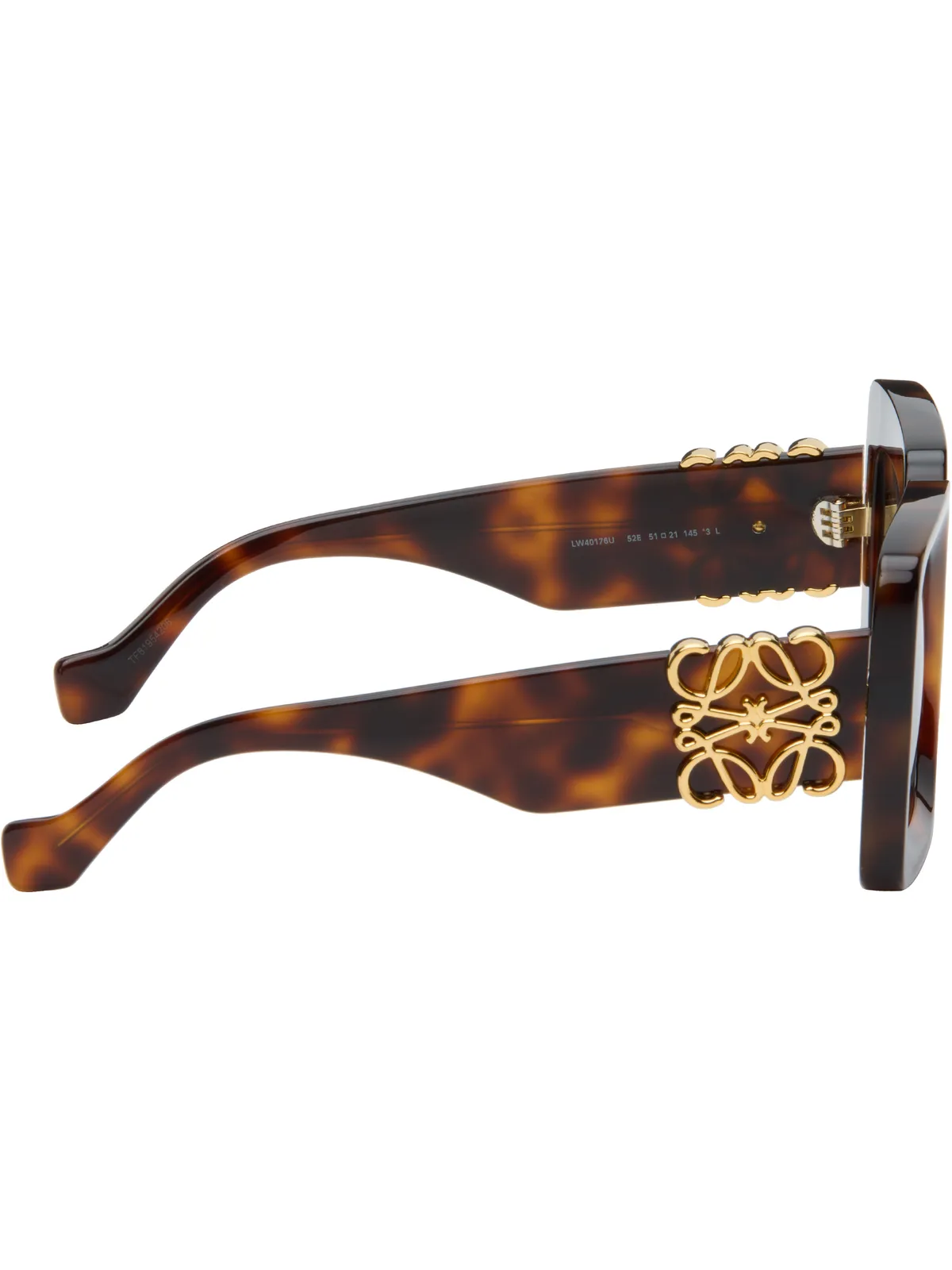 LOEWE Beveled Maxi アナグラム スクエアサングラス - 画像2